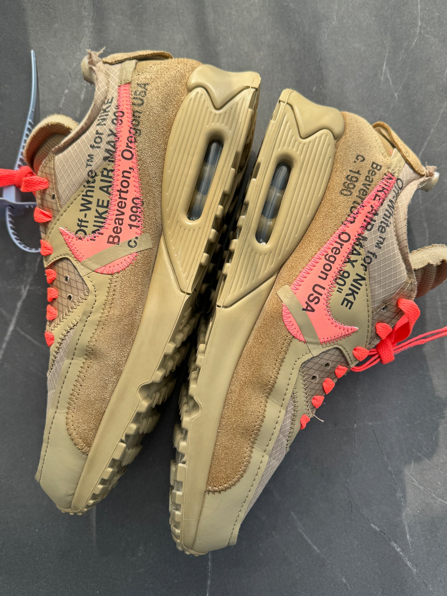 Air Max 90 Off-White Desert Ore US10