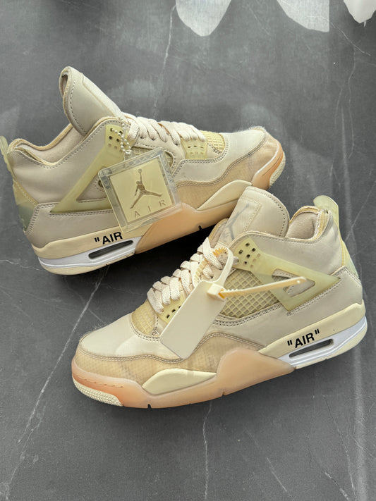 Air Jordan 4 Off-White Sail 9M