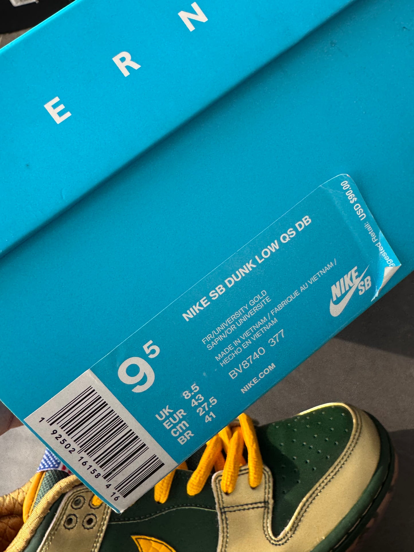 Dunk Low Pro SB Doernbecher 2018 US9.5
