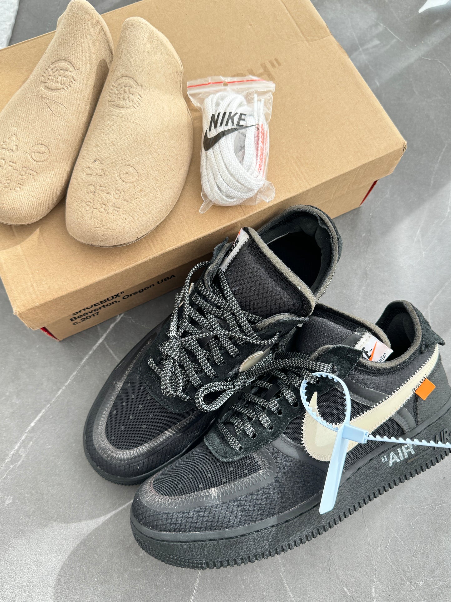 Air Force 1 Low Off-White Black US8