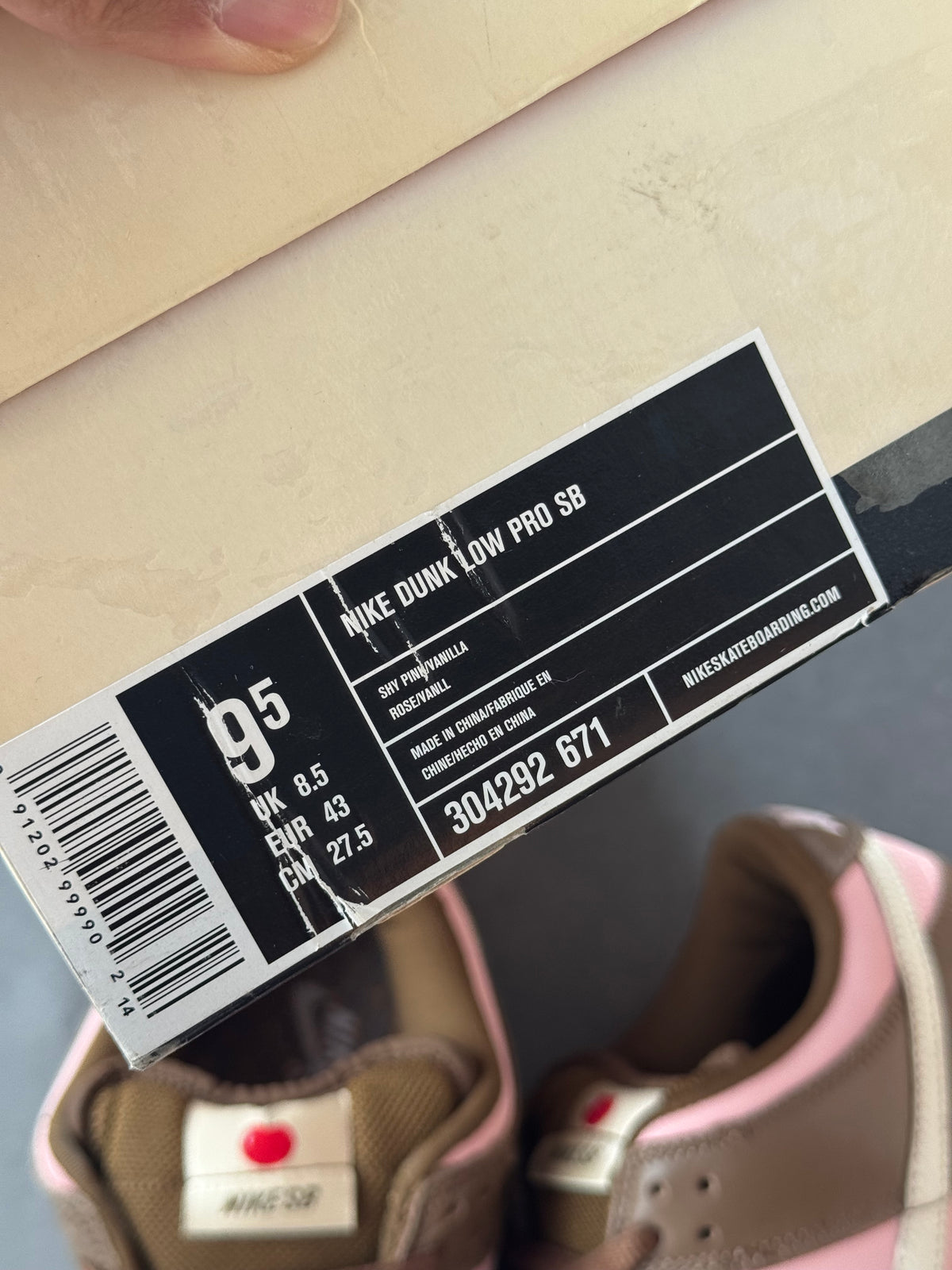 Dunk Low Pro SB Stussy Cherry 2005 US9.5