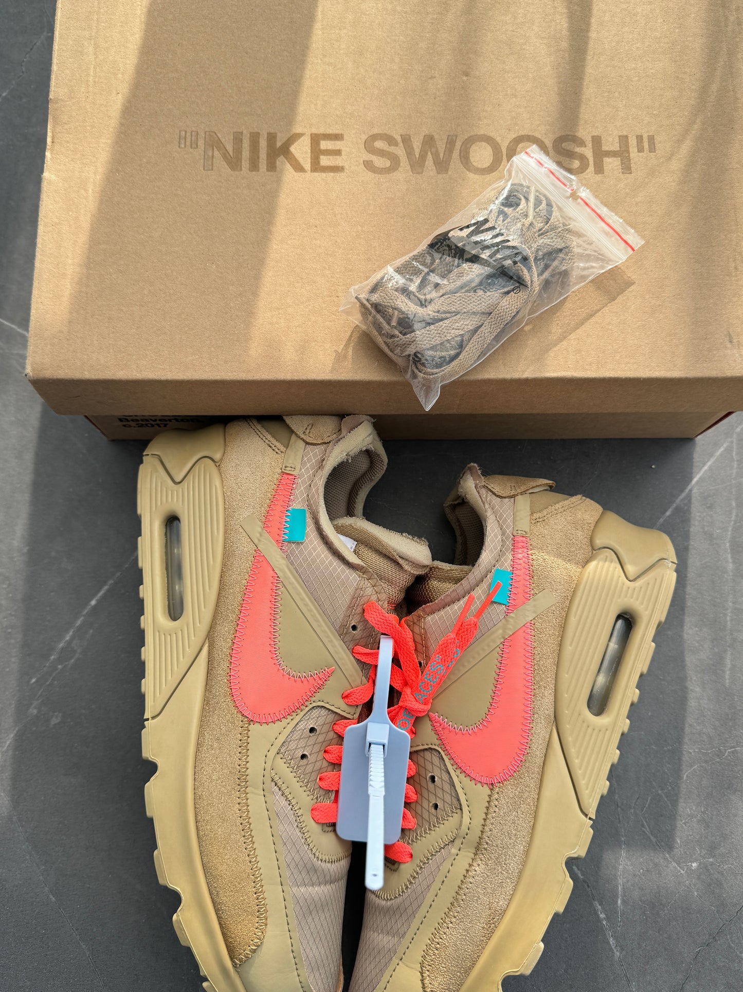 Air Max 90 Off-White Desert Ore US10