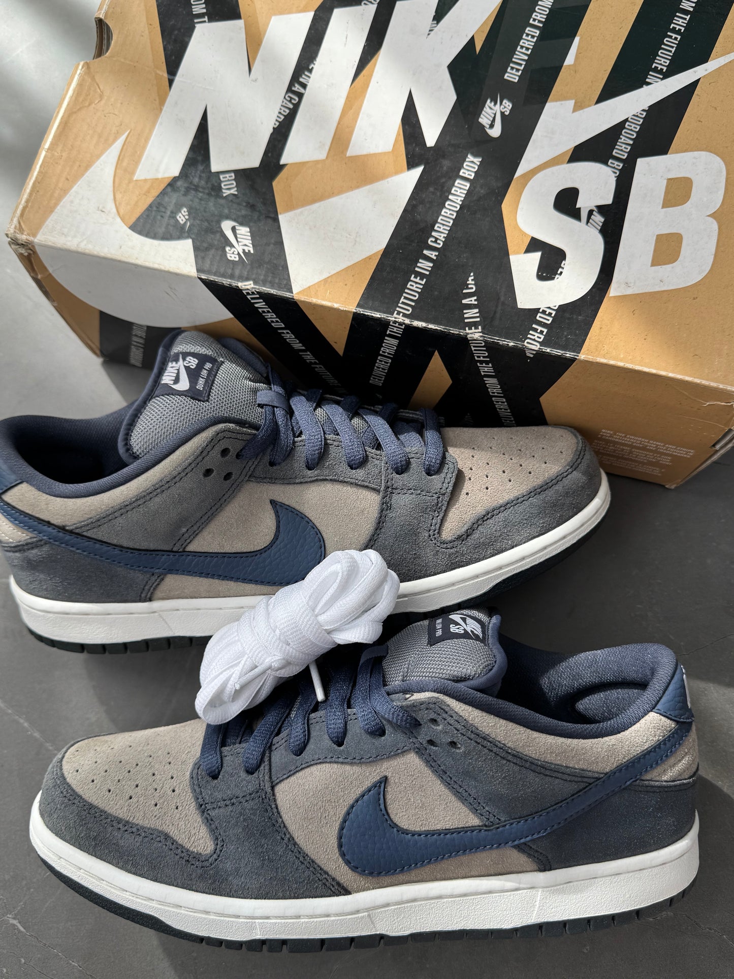 Dunk Low Pro SB Thunder Blue Cool Grey 2012