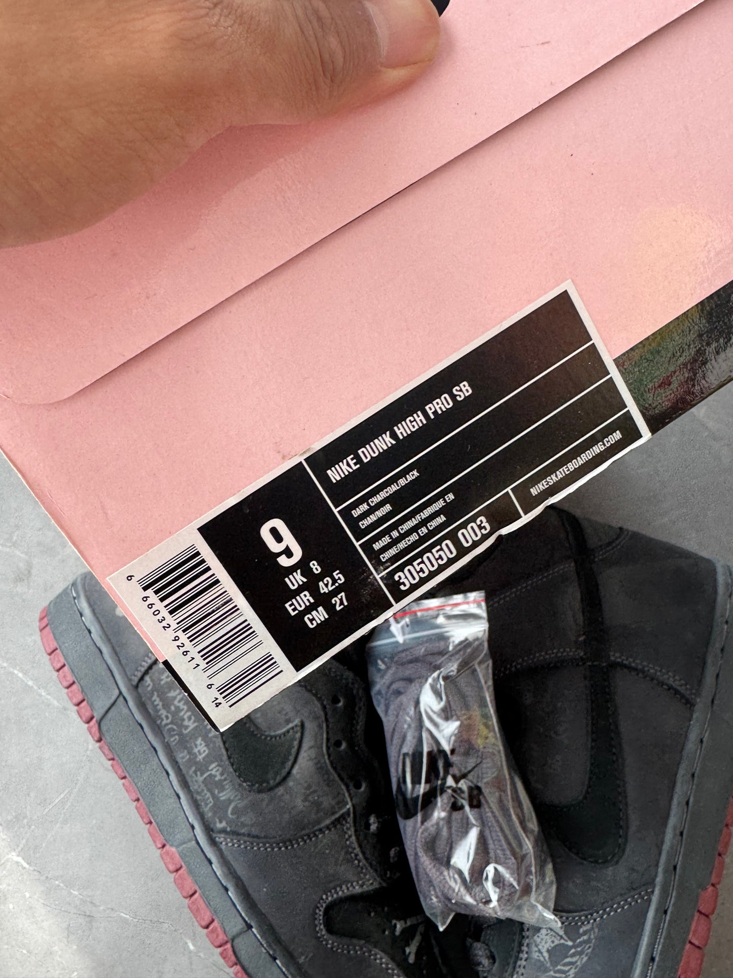 Dunk High Pro SB Melvins Black 2005 US9