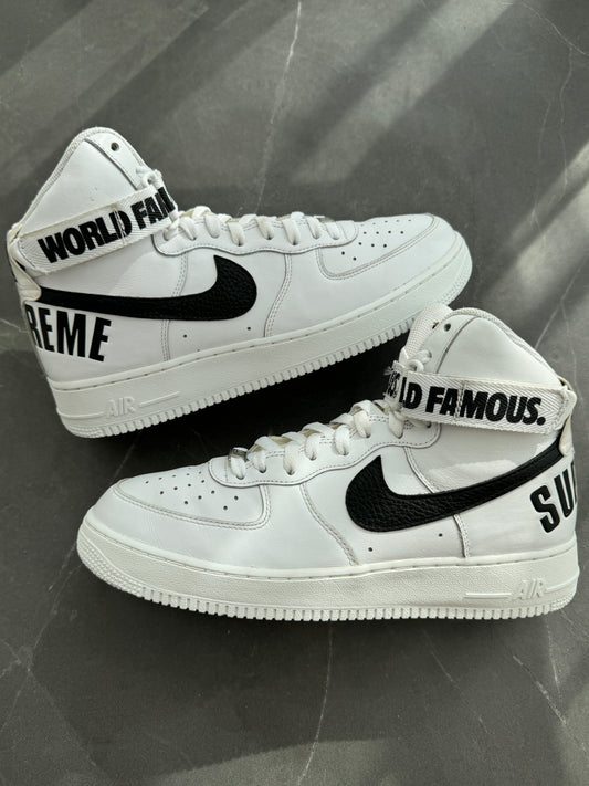 Air Force 1 High Supreme White World Famous