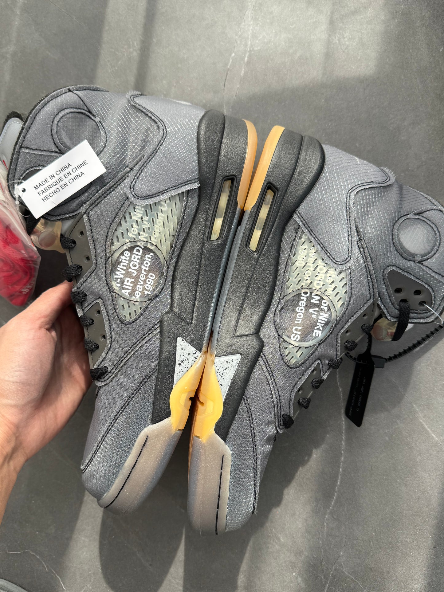 Air Jordan 5 Off-White Muslin US12