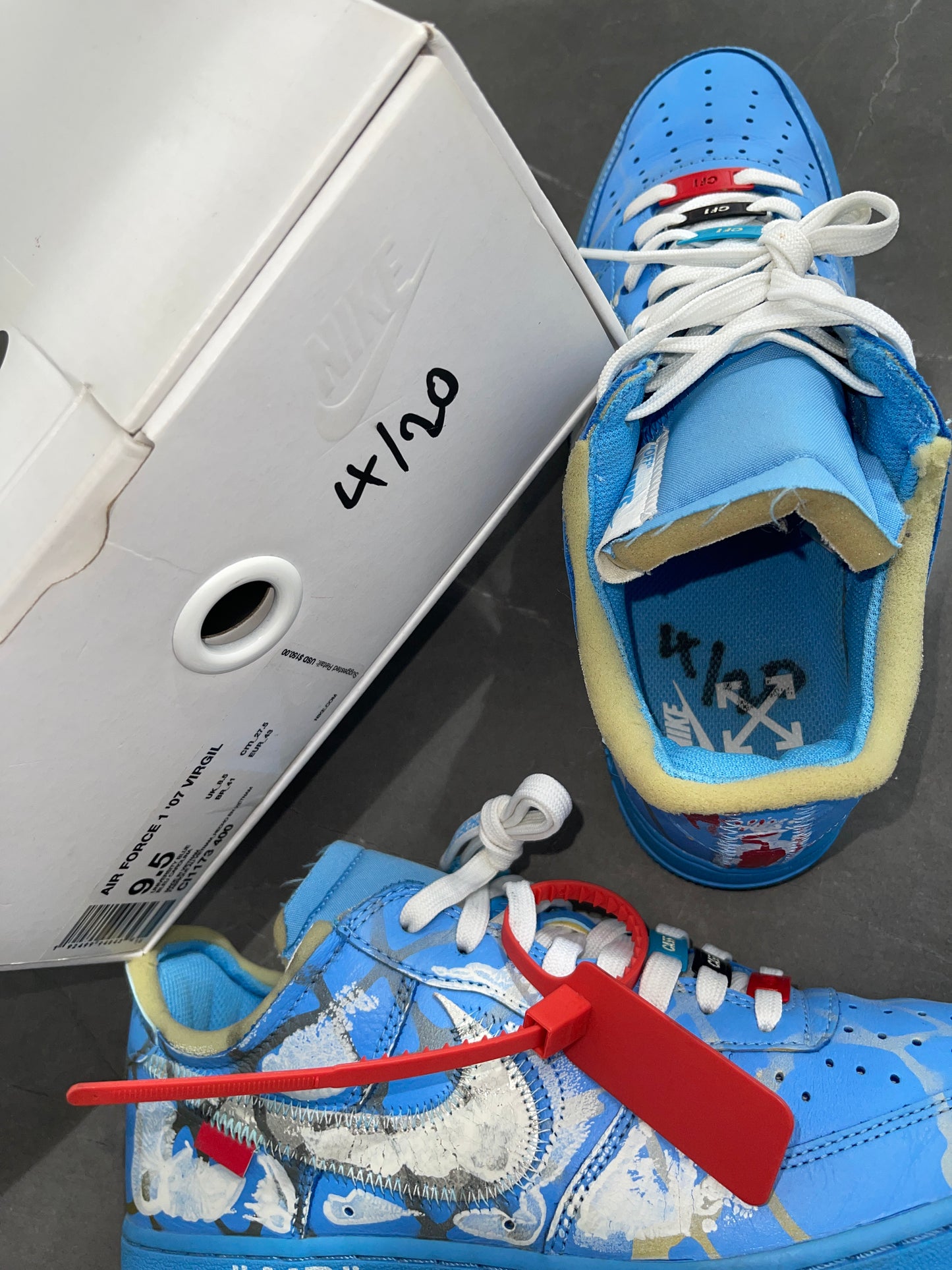 Air Force 1 Virgil Abloh✖️MCA Chicago✖️Cassius Hirst 💀