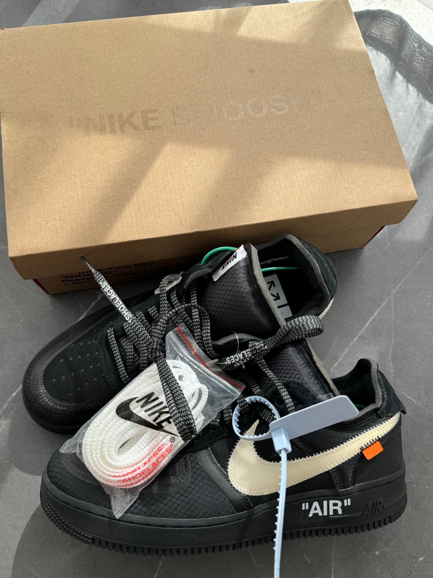 Air Force 1 Low Off-White Black US10