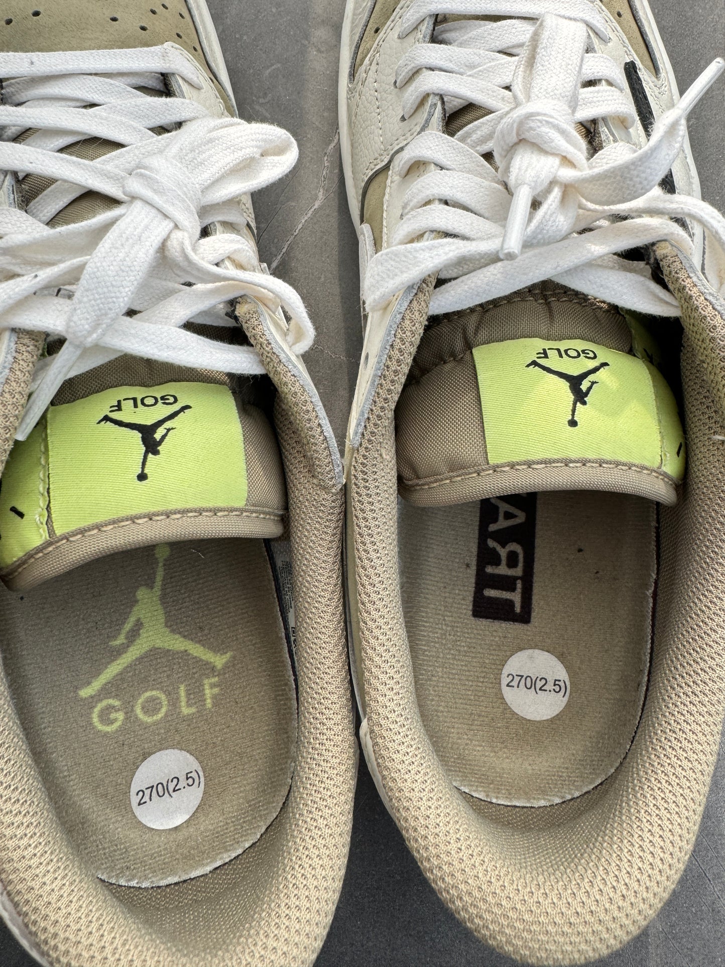 Air Jordan 1 Low Golf Travis Scott Neutral Olive