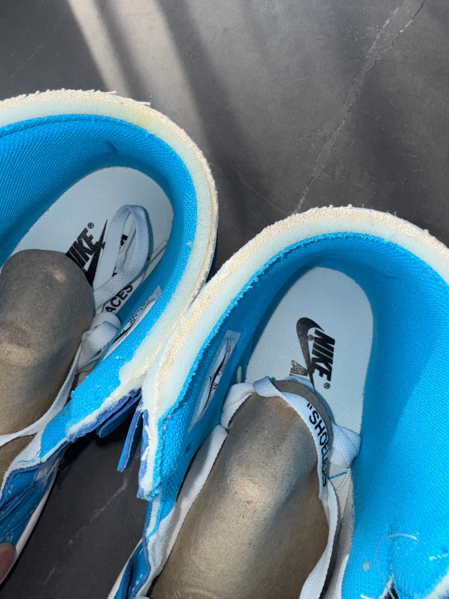 Air Jordan 1 High Off-White University Blue US11