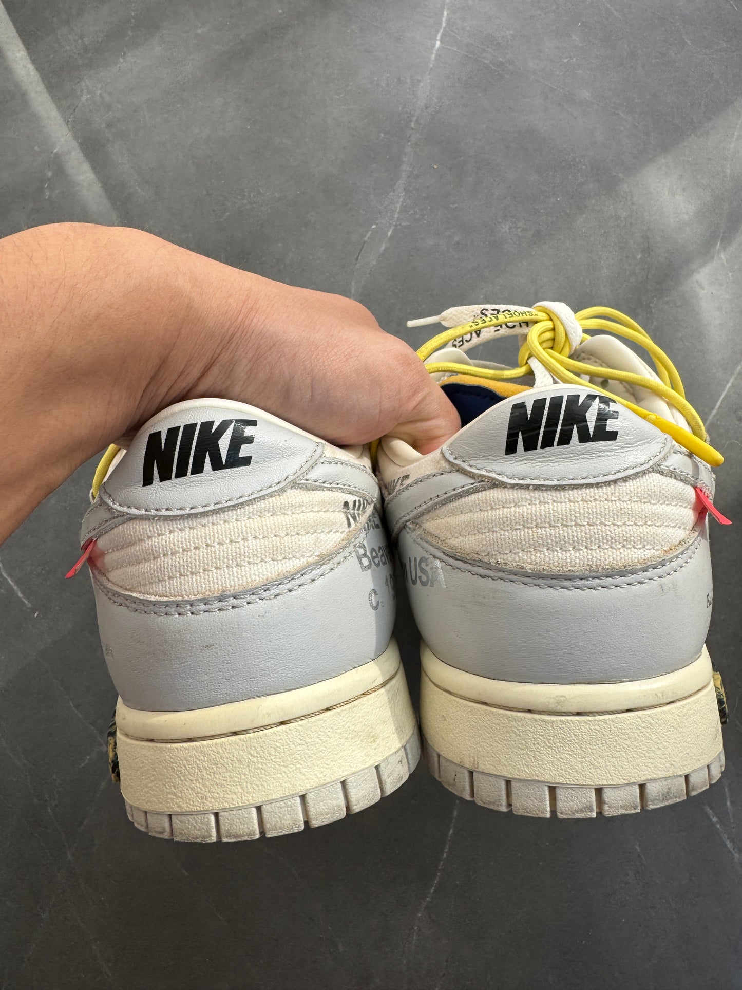 Dunk Low Off-White Lot27 US10