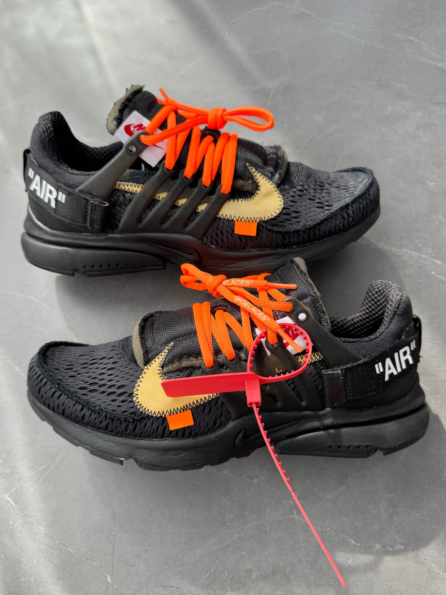 Air Presto Off-White Black US10