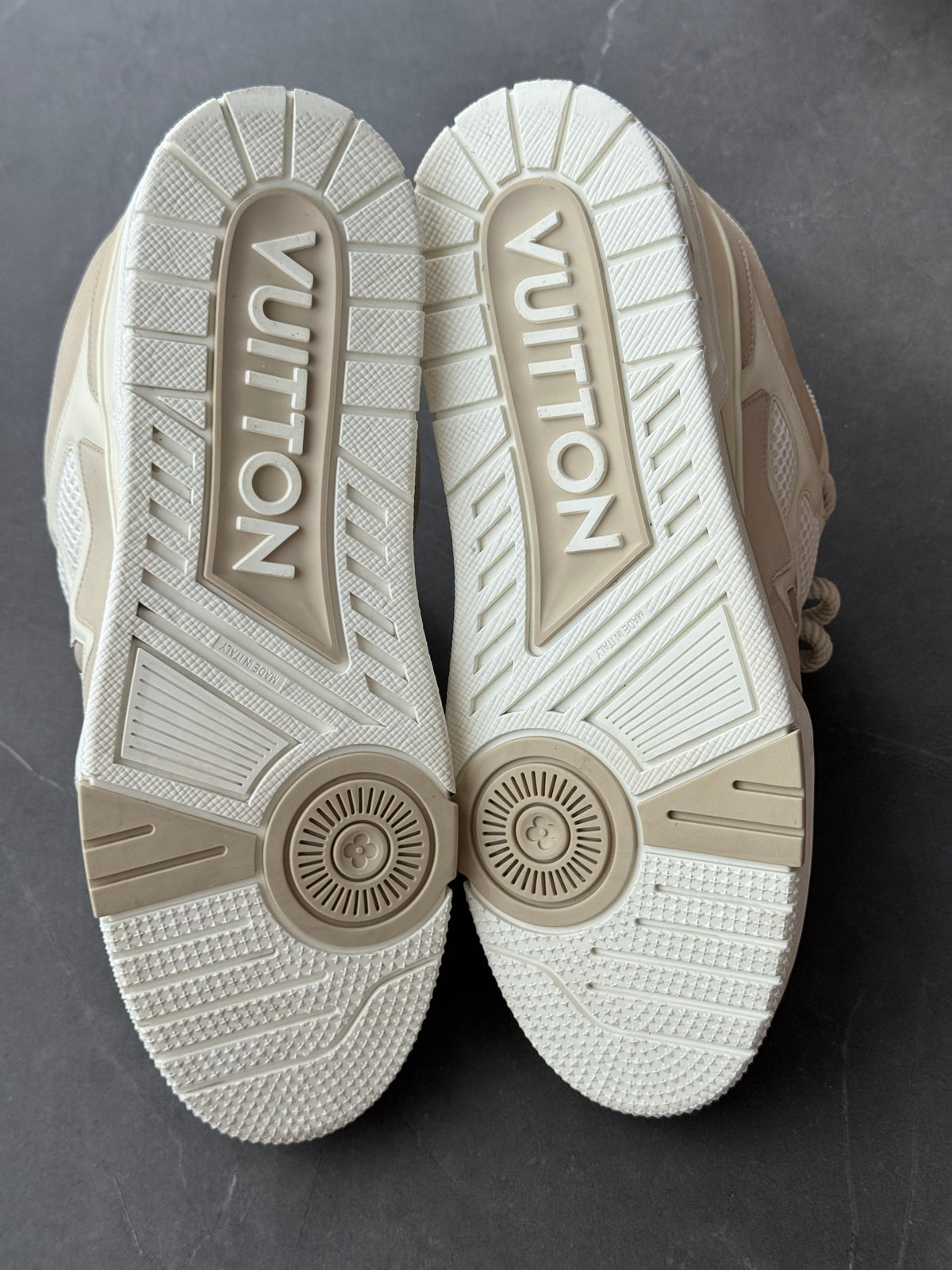 Louis Vuitton Skate Sneaker Beige White