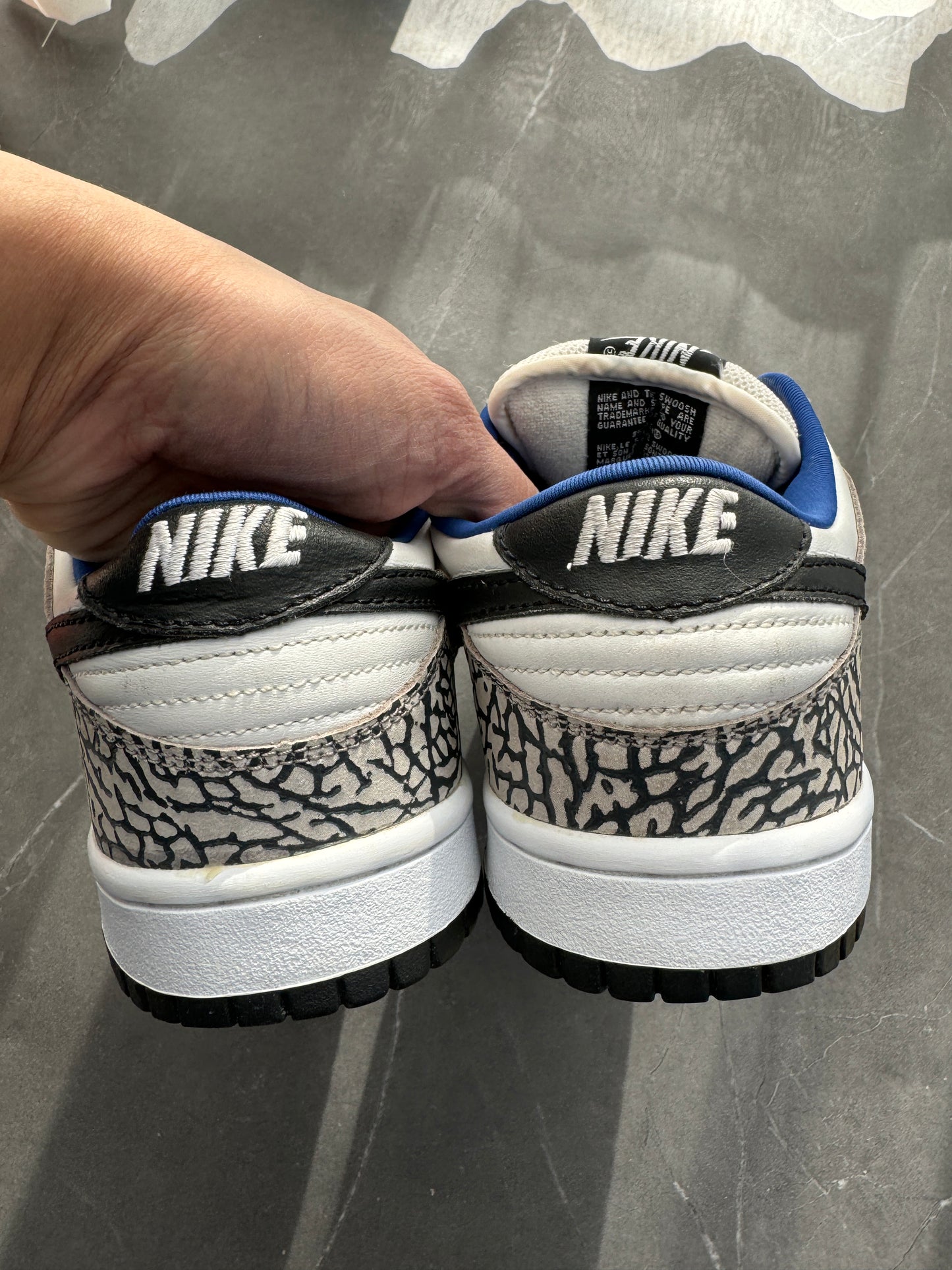 Dunk Low Pro SB Supreme White Cement 2002 US8.5