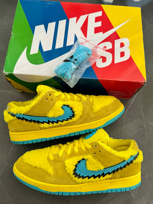 Dunk Low Pro SB Greatfuldead Bear Opti Yellow US10