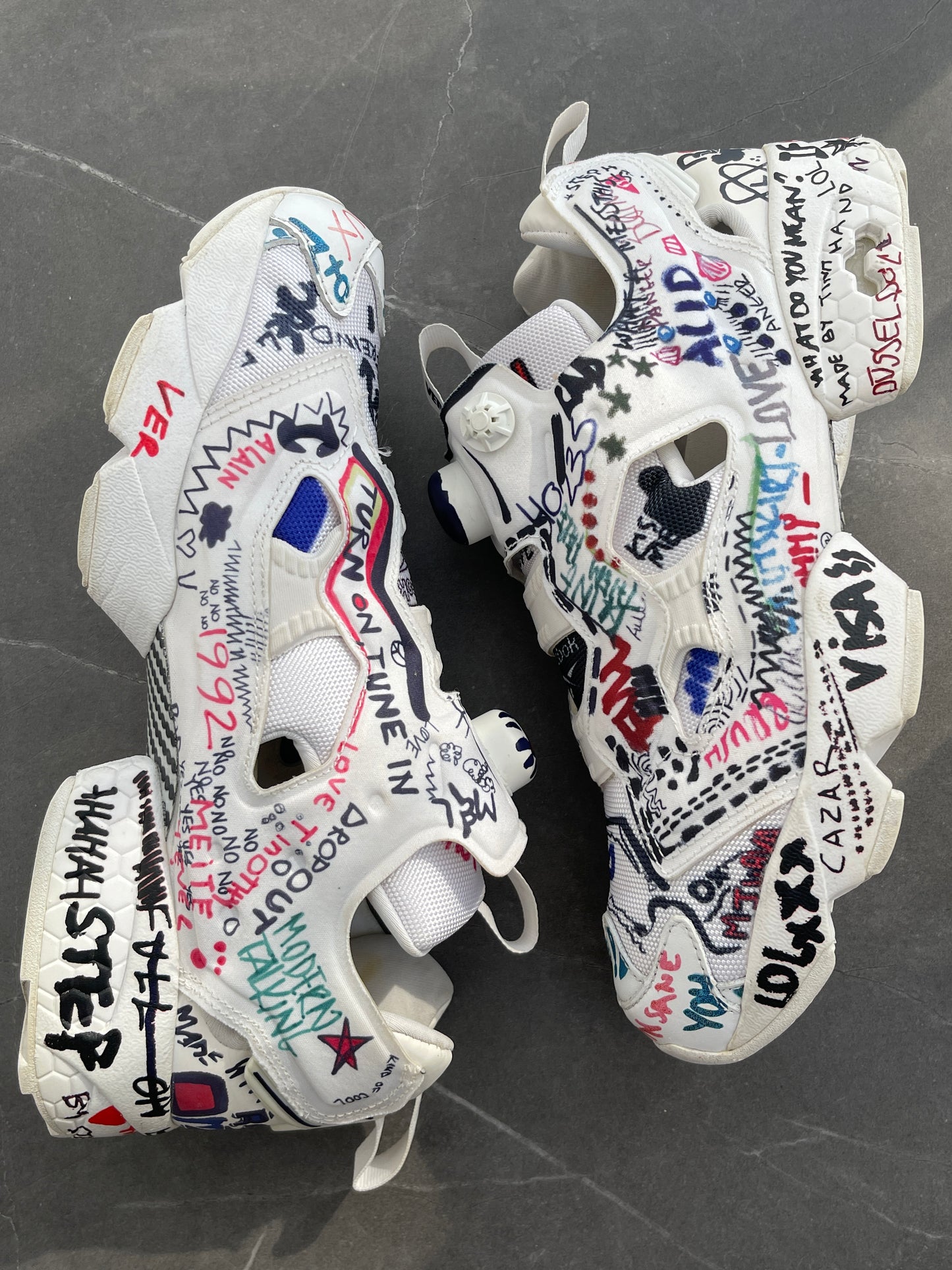 Adidas Reebok Instapump Fury Vetements Doodle