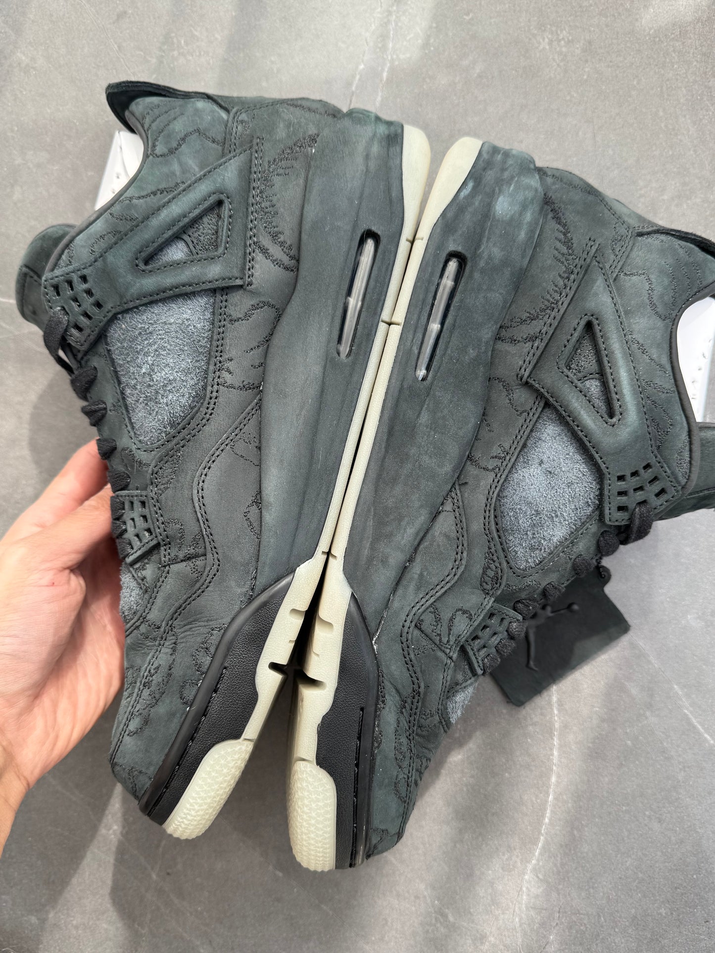 Air Jordan 4 Kaws Black US12