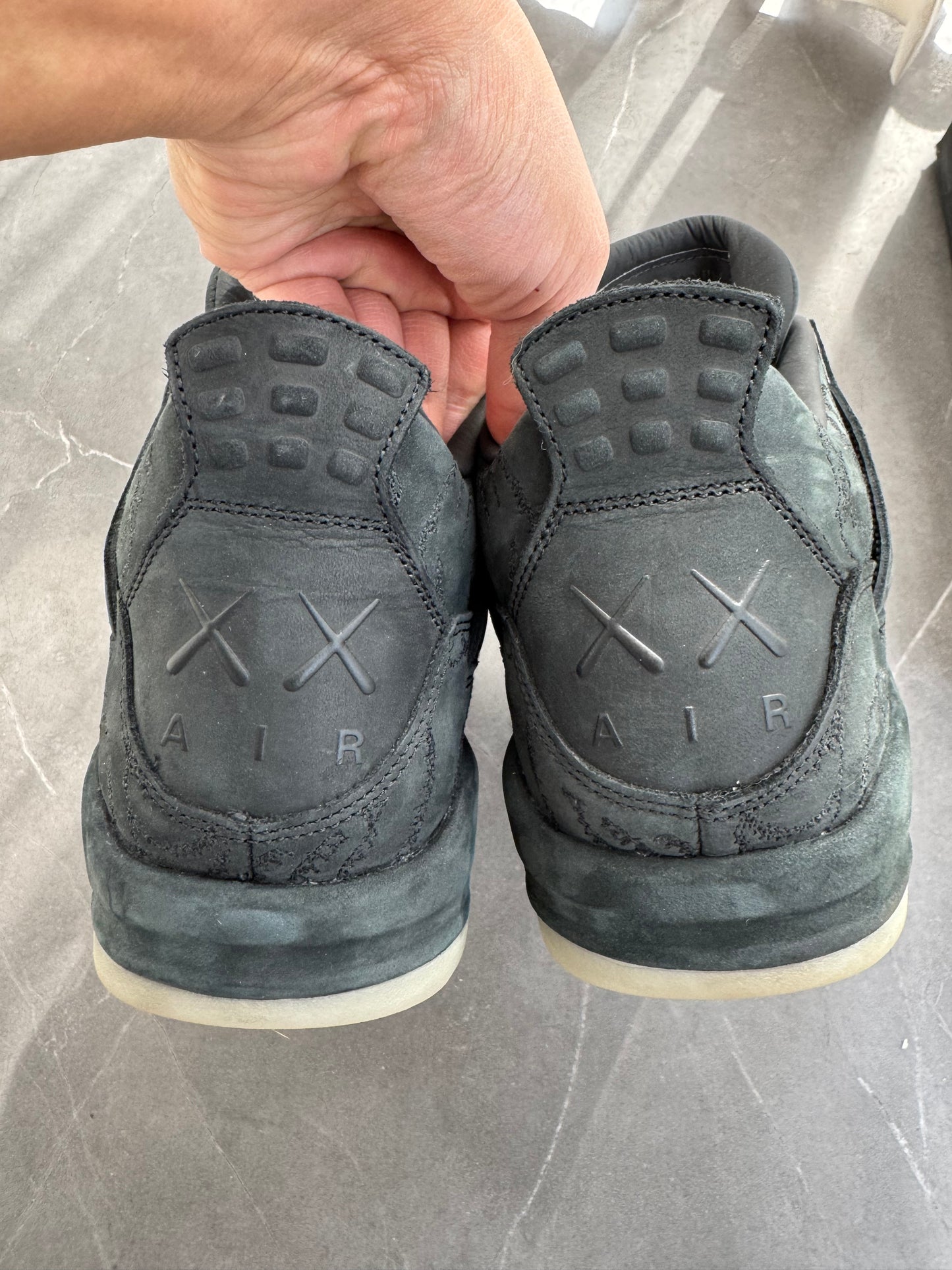 Air Jordan 4 Kaws Black US12