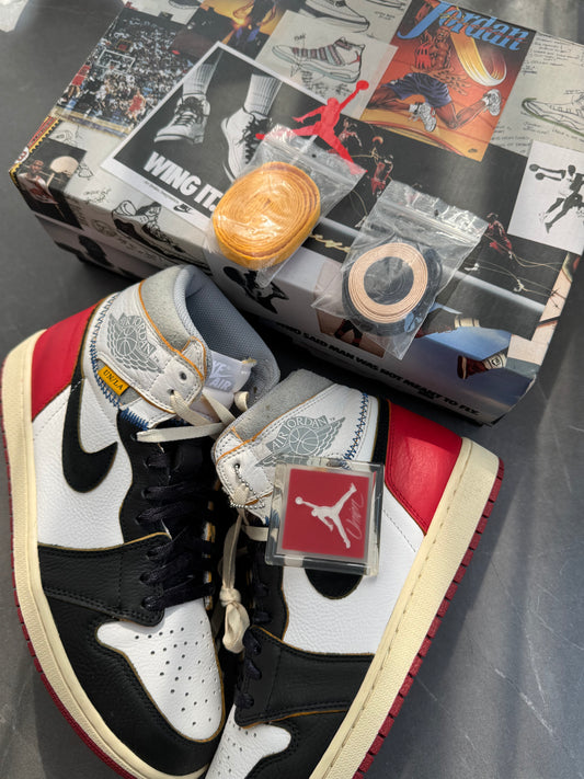 Air Jordan 1 High Union Black Toe US10.5