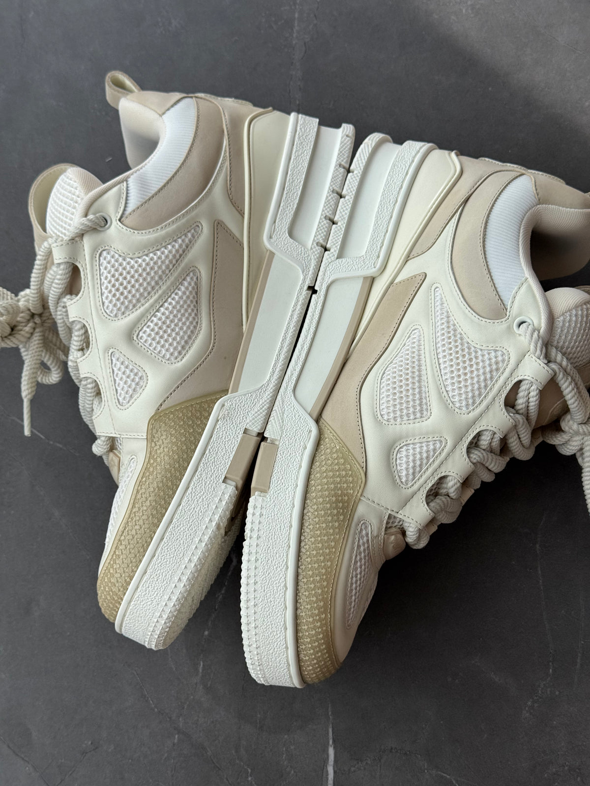 Louis Vuitton Skate Sneaker Beige White