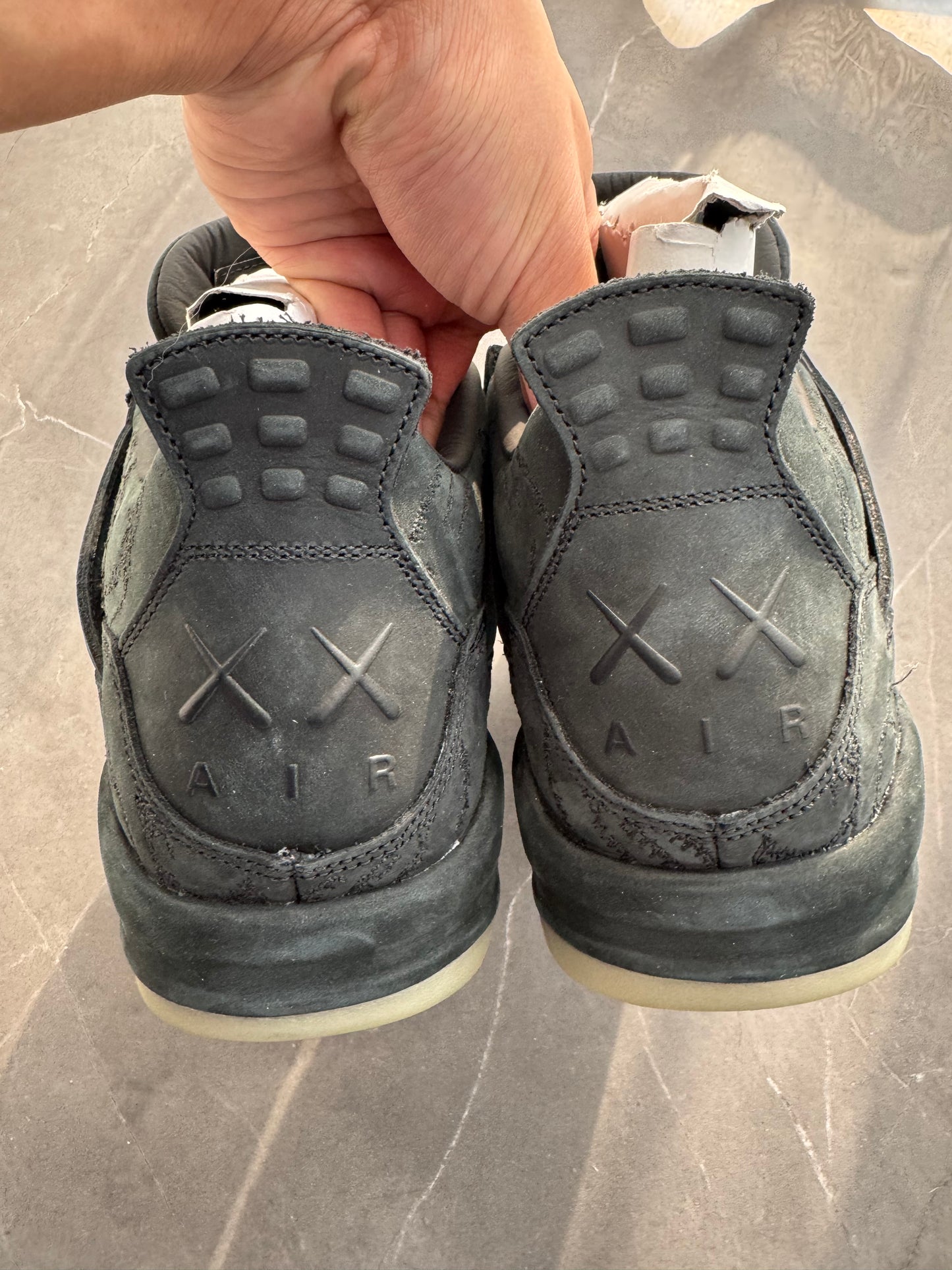 Air Jordan 4 Kaws Black US12