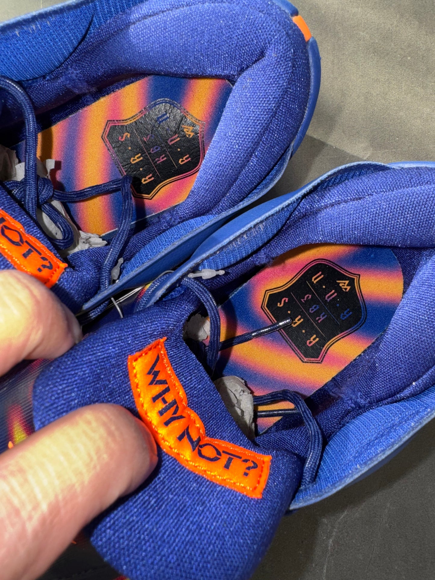 Jordan Why Not Zero0.1 Blue Fire Sample