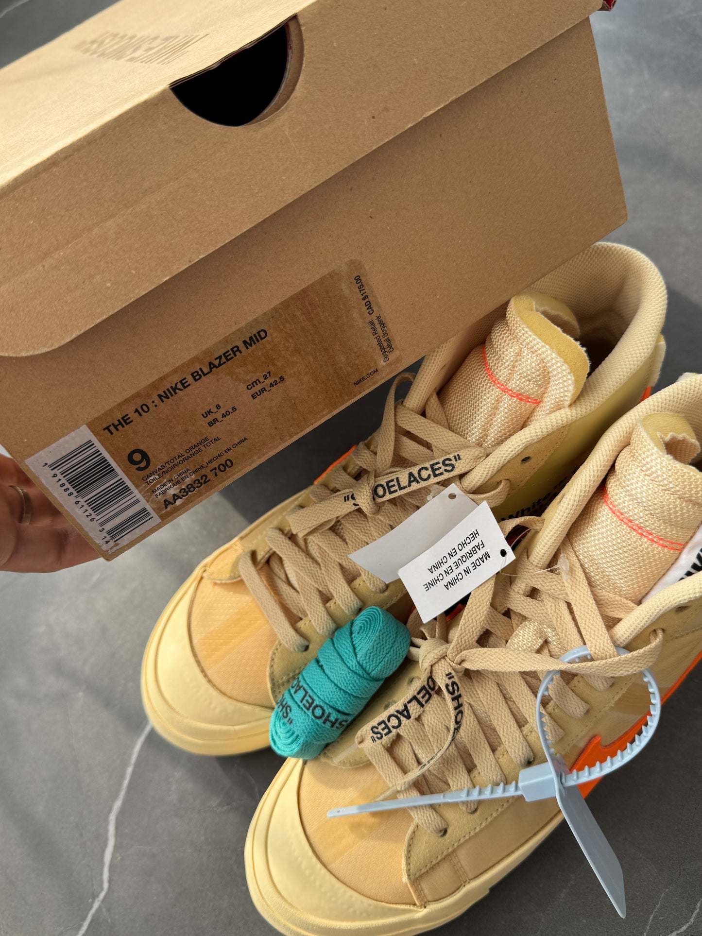 Nike Blazer Mid Off-White All Halloween Eve US9