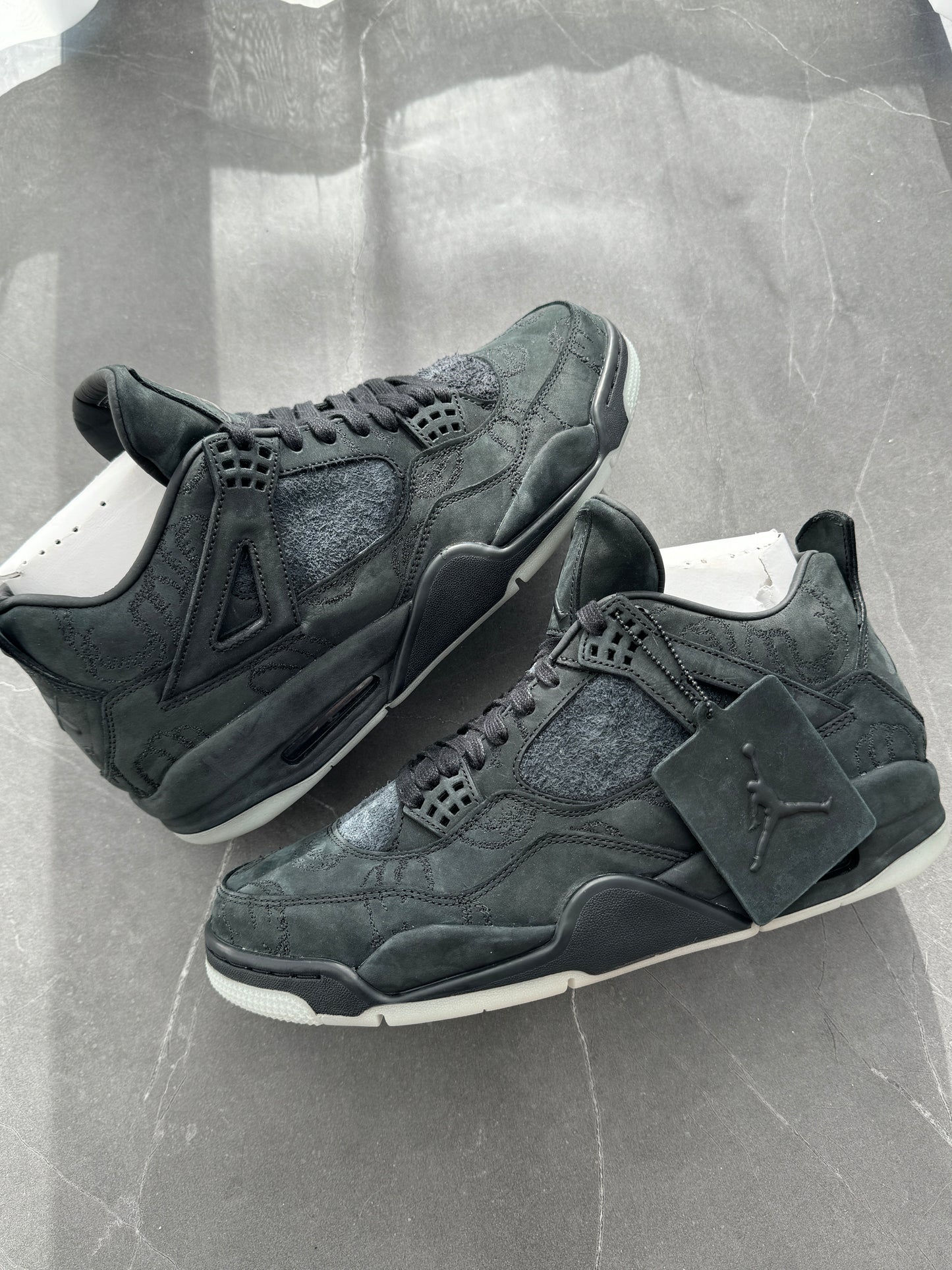 Air Jordan 4 Kaws Black US10.5