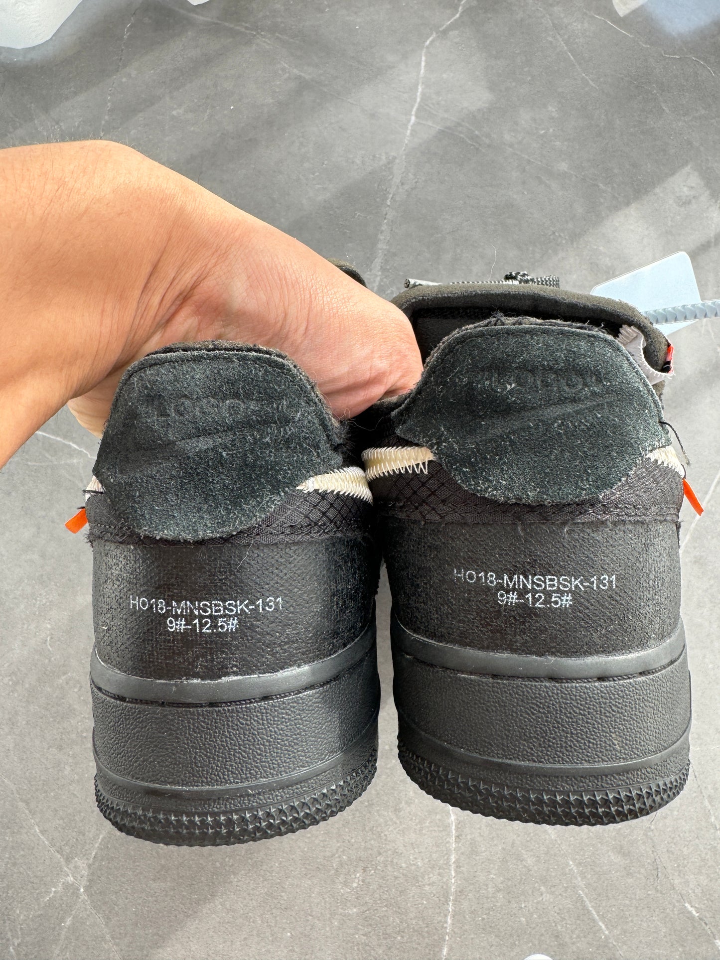 Air Force 1 Low Off-White Black US9.5