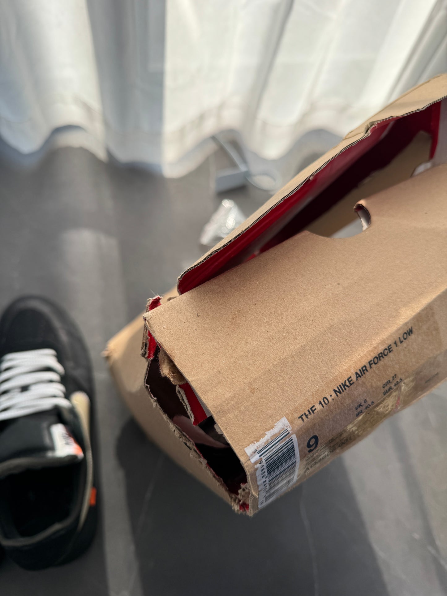 Air Force 1 Low Off-White Black US9