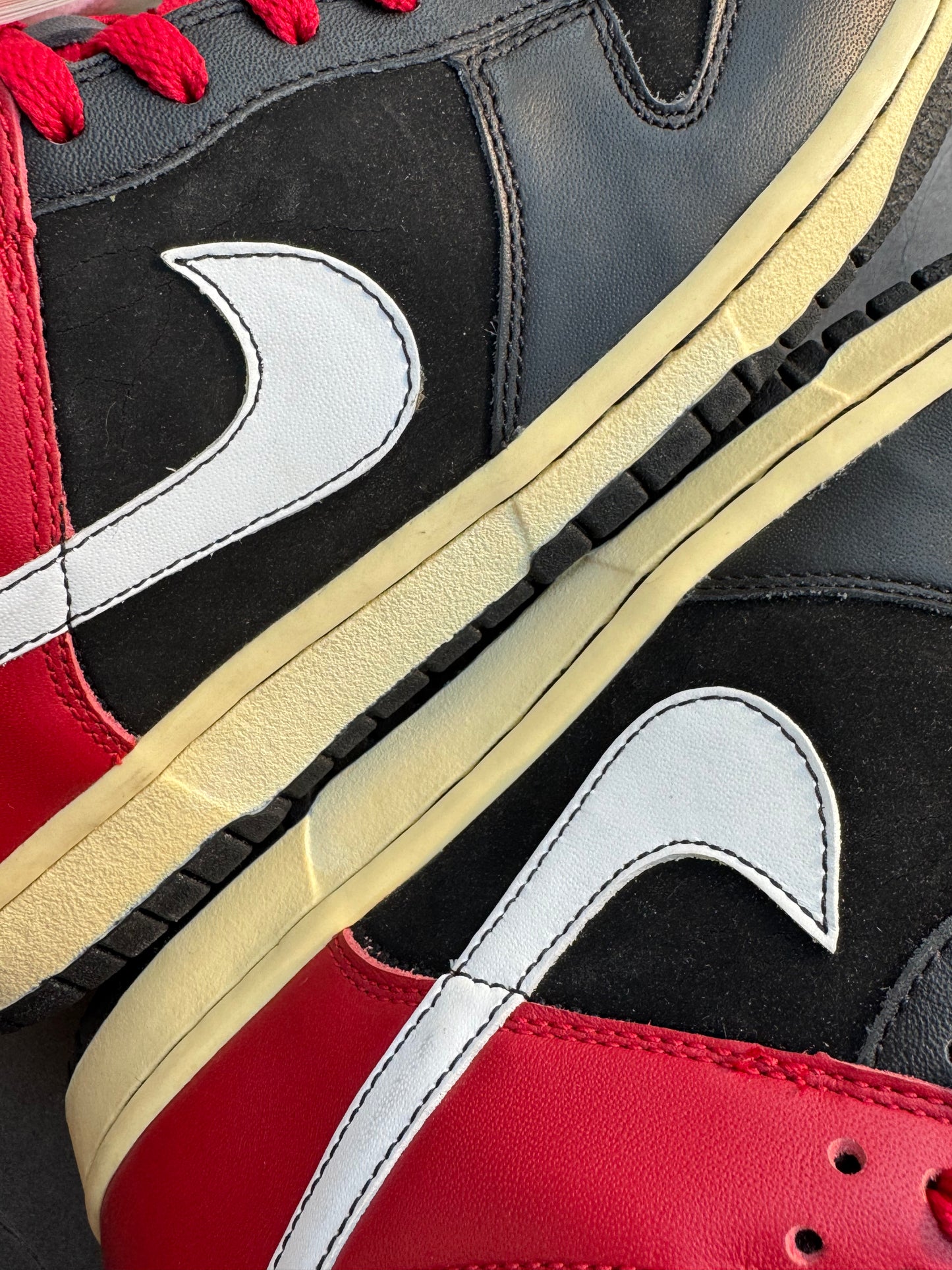 Dunk Low CL Black White Varsity Red 2006