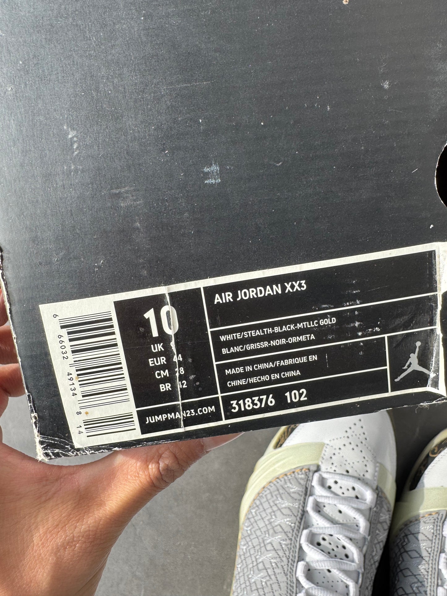 Air Jordan 23 White Stealth 2008