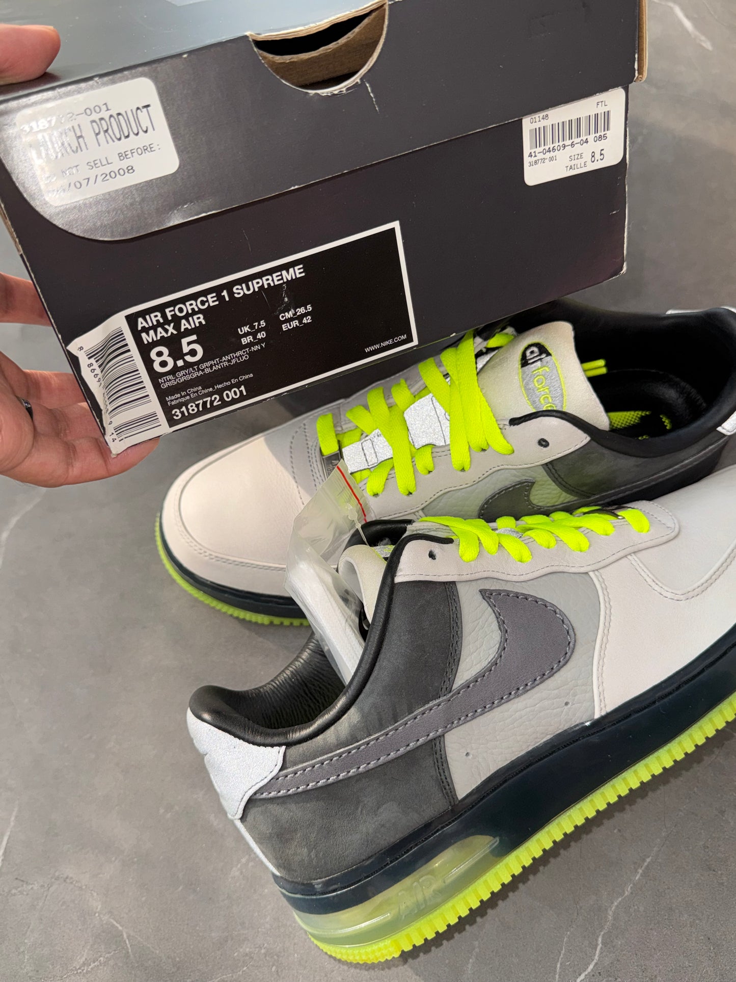 Air Force 1 Low Supreme Air Max 95 Neon 2008