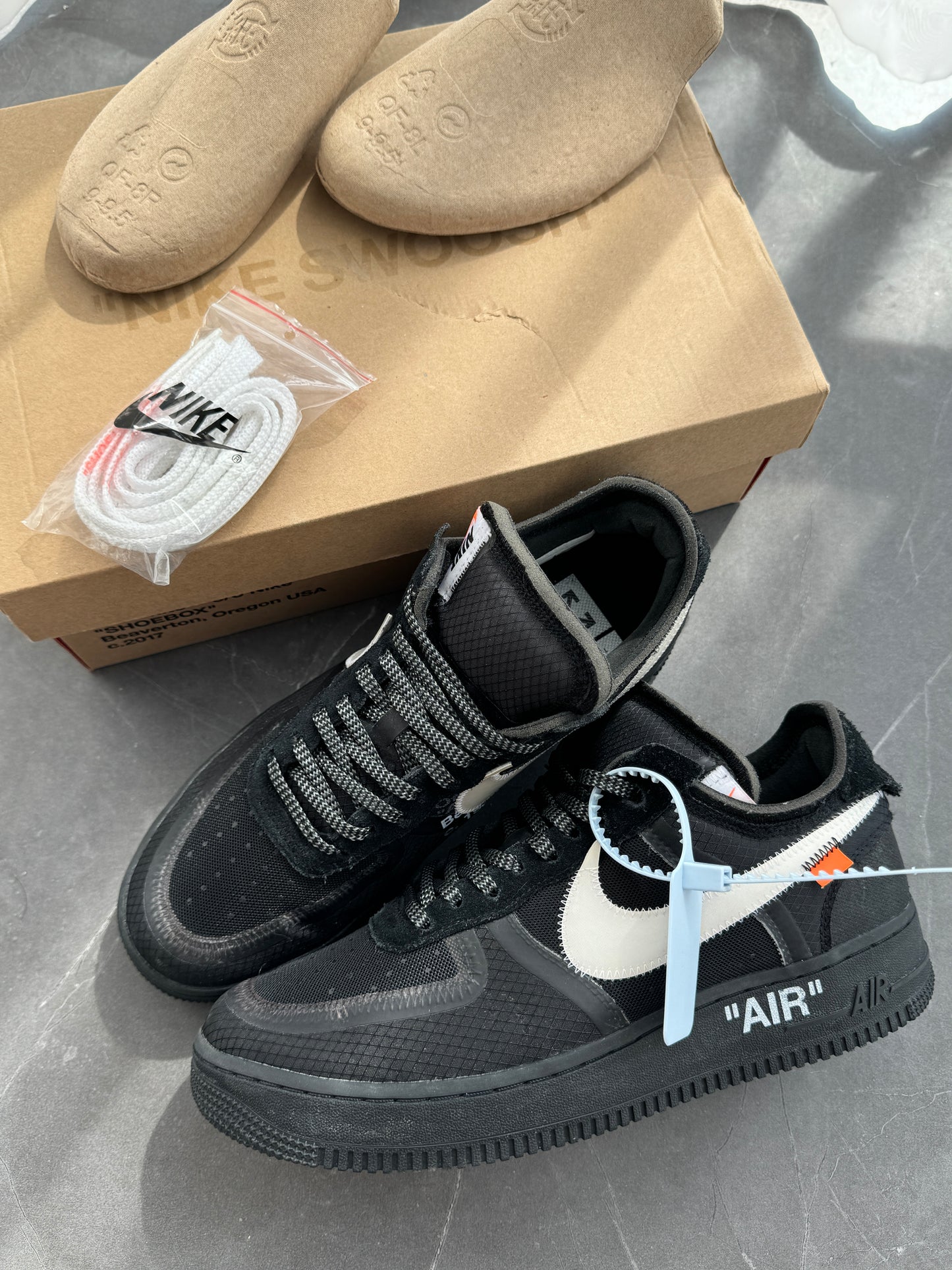 Air Force 1 Low Off-White Black US9.5