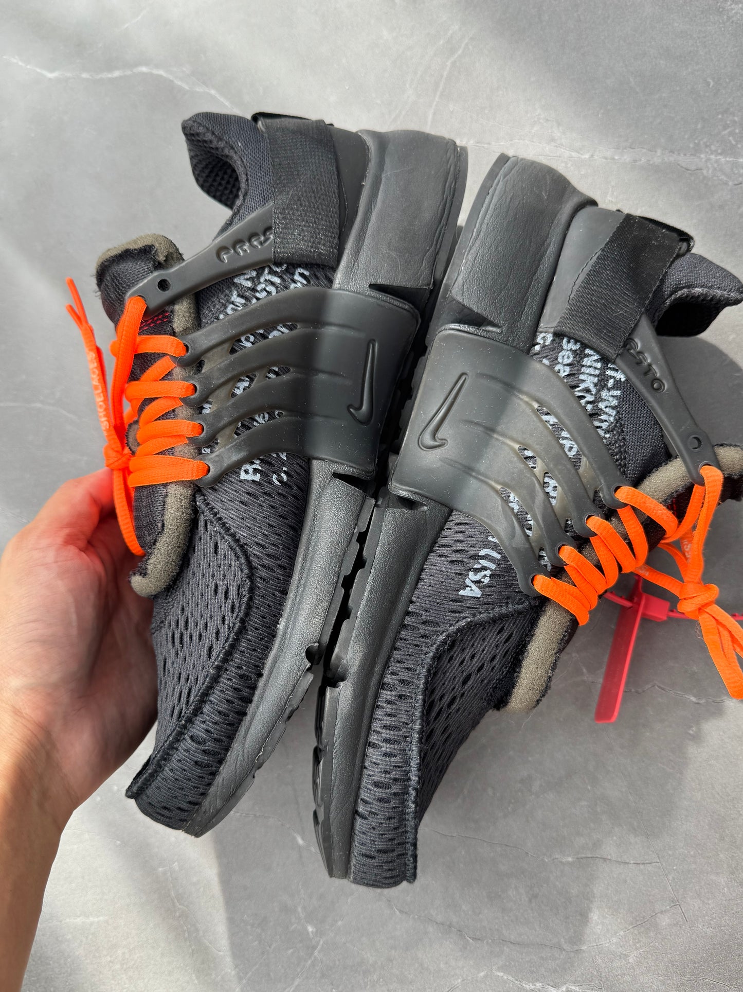 Air Presto Off-White Black US10